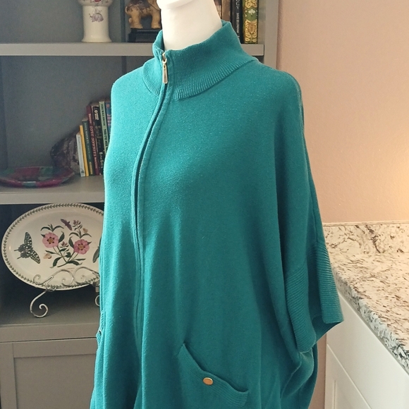 White House Black Market women's sweater shawl jacket size S/M - Picture 3 of 12